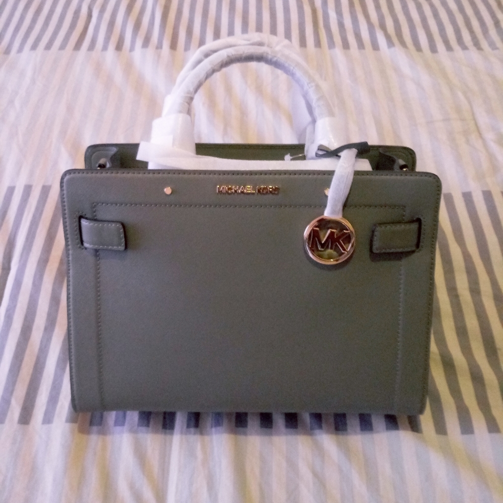 Michael Kors Rayne Medium Saffiano Satchel - Picture 4 of 8